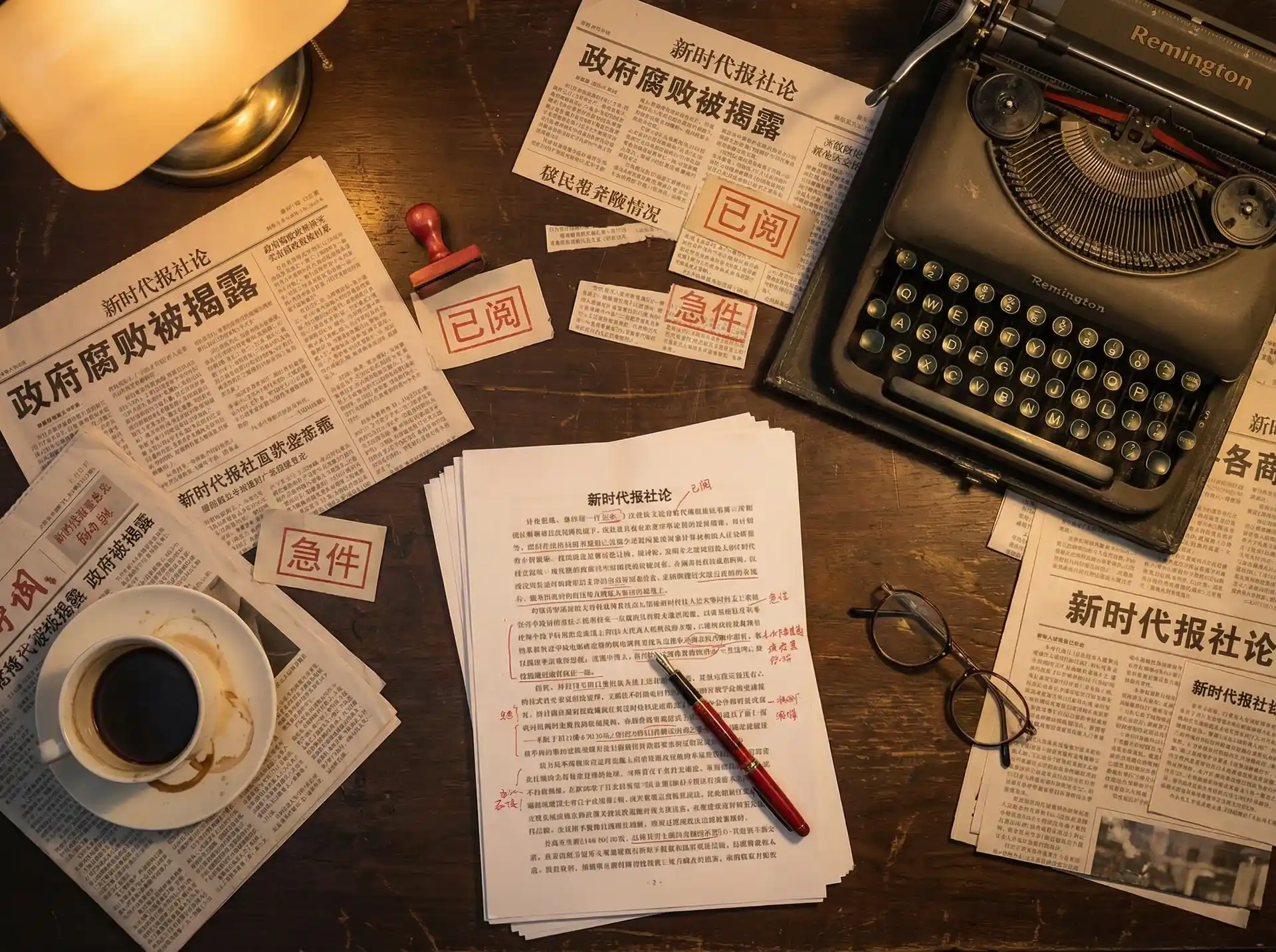 拉斯维加斯娱乐城app - 报社编辑部工作场景